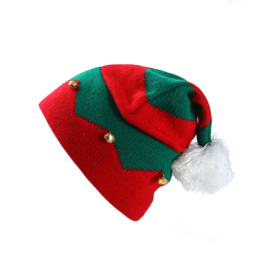 Gorro Navideño Infantil de Lana Tejida a Rayas - Image 10
