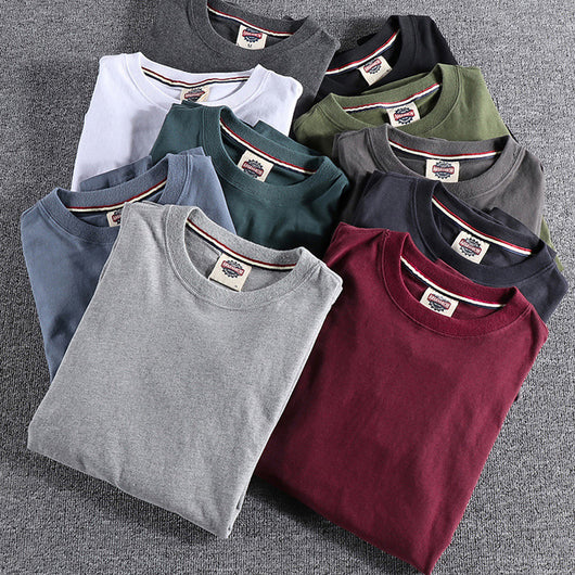 Sudadera Básica Teñida Lavada de Color Sólido
