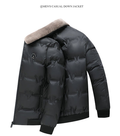 Abrigo de Plumas de Invierno para Hombre - Image 8