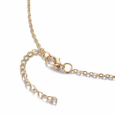 Collar Colgante de Cristal Forma Bala Corto para Escote - Image 15