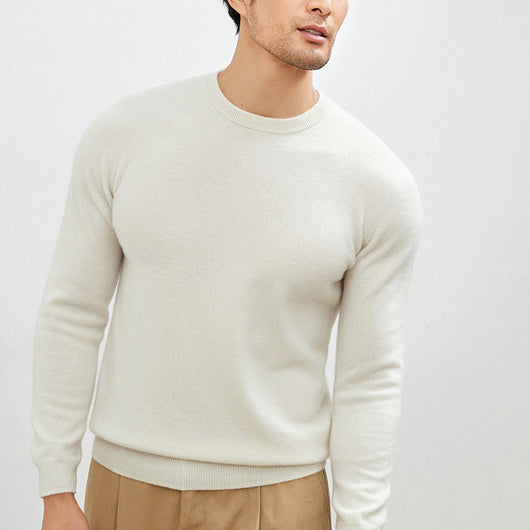 Suéter Grueso Business Casual de Manga Larga para Hombre - Otoño e Invierno - Image 3