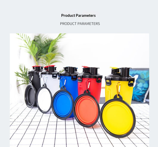 Comedero Portátil Plegable para Perros con Bebedero Colgante - Image 21