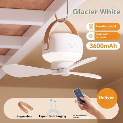 Ventilador Eléctrico Portátil para Camping con Luz Nocturna Silenciosa - Image 6