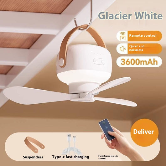 Ventilador Eléctrico Portátil para Camping con Luz Nocturna Silenciosa - Image 6