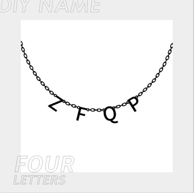 Collar Personalizado con Nombre en Letras del Alfabeto DIY - Image 8