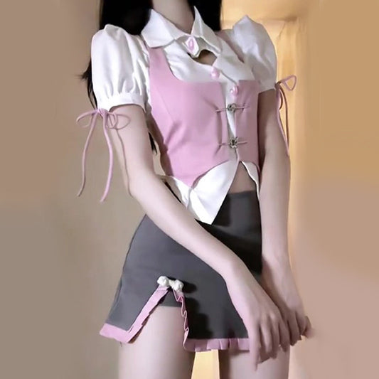 Playera Blanca Diseño Hot Girl - Outfit Completo de Moda