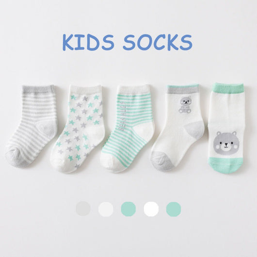 5 Pares de Calcetines Finos para Niños Primavera y Verano - Image 14
