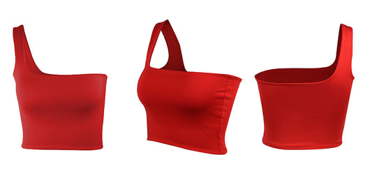 Top Asimétrico Sexy de Verano - Blusa Crop Sleeveless para Mujer - Image 18