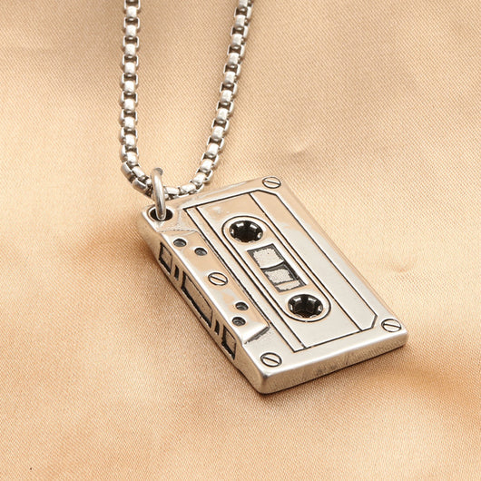 Collar Colgante Geométrico Acero Titanio Vintage para Hombre - Image 6