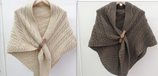 Poncho Triangular de Cuero Hueco Estilo Coreano - Abrigo Elegante de Color Liso - Image 10