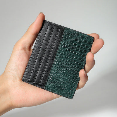 Billetera Minimalista de Cuero Genuino con Múltiples Compartimentos - Image 28