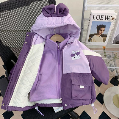 Chaqueta Infantil de Algodón con Cierre Clip - Otoño e Invierno - Image 2