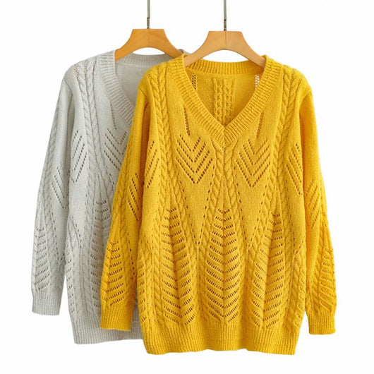Suéter Tejido Calado Arctic Velvet para Mujer - Image 8
