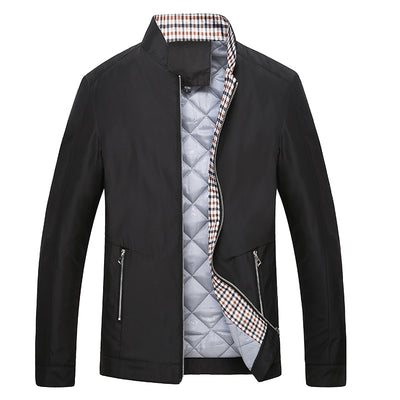 Chaqueta Business Casual de Cuello Alto Abrigo Grueso Invierno - Image 4