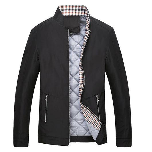 Chaqueta Business Casual de Cuello Alto Abrigo Grueso Invierno - Image 4