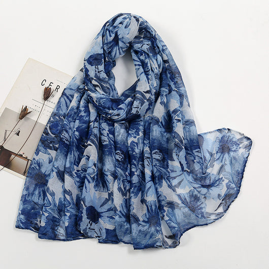 Pañuelo de Voile Estampado - Elegancia y Versatilidad - Image 11