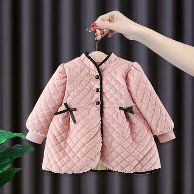 Cardigan Acolchado de Largo Medio para Niños - Estilo Coreano - Image 5