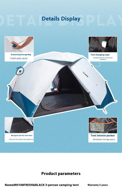 Tienda de Campaña Impermeable Reforzada para Camping - Image 15