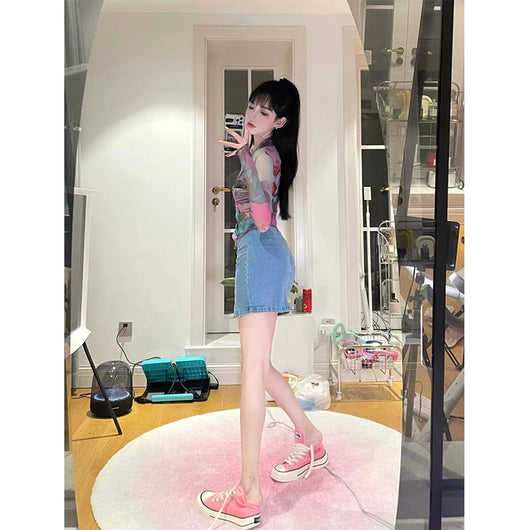 Blusa Escote V Manga Larga Estilo Atrevido - Image 11