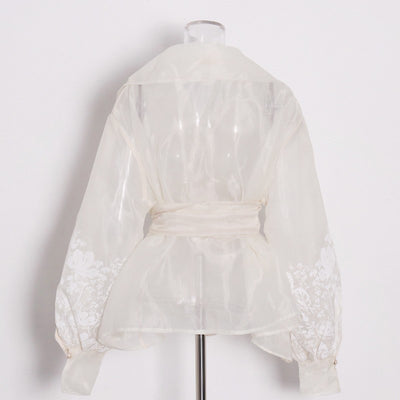 Blusa Vintage Estilo Francés Elegante para Mujer - Image 3