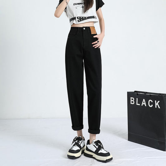 Jeans Talle Alto Rectos Harem para Mujer - Image 2
