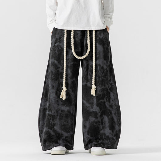 Pantalones de Buzo Talla Grande Tie-Dye Estilo Japonés-Hong Kong - Image 8
