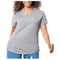 Playera Holgada de Manga Corta Color Sólido