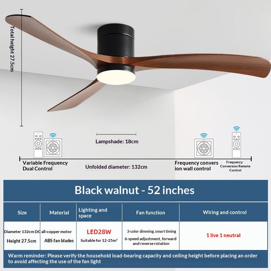 Ventilador de Techo con Luz Integrada Moderno y Minimalista - Image 28