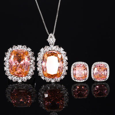 Conjunto Elegante Chopard Imitación Nido de Pájaro para Mujer - Image 10