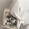Bolsa de Lona para Mujer con Ilustración Artística Vintage