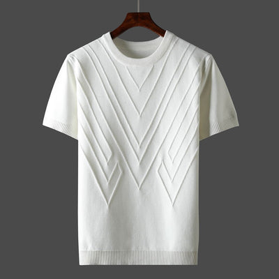 Camiseta Casual Slim Fit Cuello Redondo Hombre - Image 7