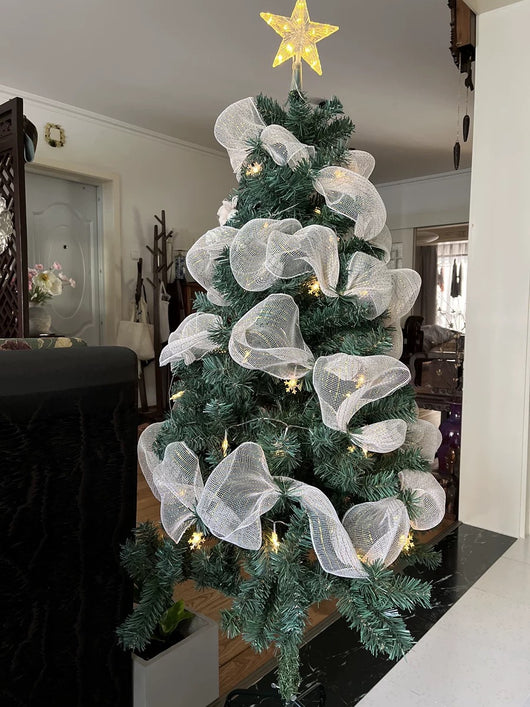 Cintas de Seda y Moños Decorativos para Árbol de Navidad - Image 23