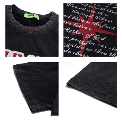 Camiseta Unisex Lavada Efecto Desgastado - Estilo Urban Casual - Image 5