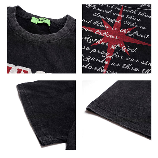 Camiseta Unisex Lavada Efecto Desgastado - Estilo Urban Casual - Image 5