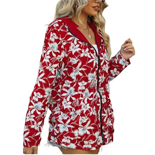 Cortavientos Reversible Estampado Mujer Estilo Japonés y Coreano - Image 4