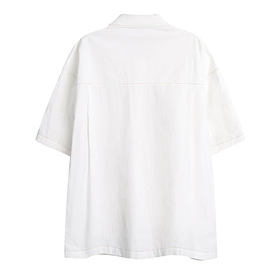Camisa Suelta de Manga Corta Unisex - Image 13