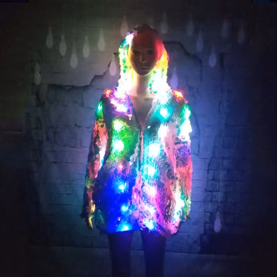 Prendas con Lentejuelas Luminosas LED - Image 11