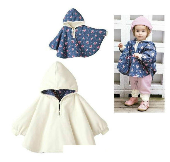 Capa Polar Impermeable con Capucha para Bebé - Protección Otoñal