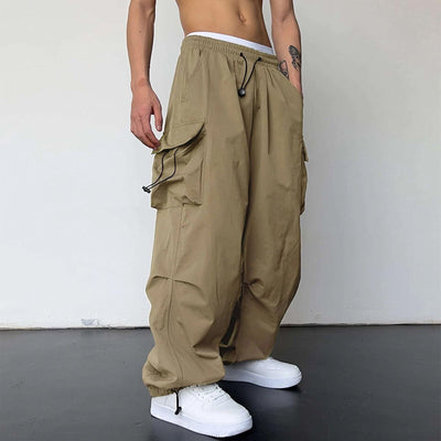 Pantalón Overol Hombre Nylon Secado Rápido Cintura Alta Pierna Ancha - Image 11