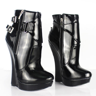 Tacones Altos Plataforma Impermeables Talla Grande para Mujer - Image 7