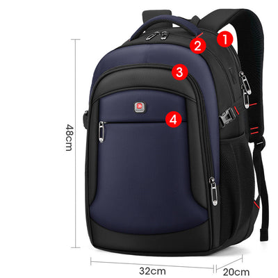 Mochila Portátil Casual para Hombre - Bolsa Escolar y Universitaria - Image 8