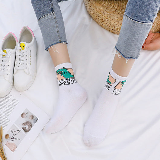 Calcetines Coreanos Ulzzang Harajuku con Animalitos Lindos - Image 13