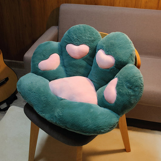 Cojín de Felpa con Forma de Pata de Gato - Almohada de Respaldo para Sofá y Silla - Image 2