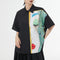 Blusa Estampada Suelta de Manga Corta para Verano