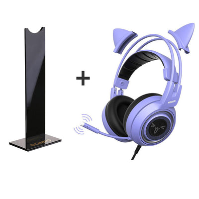 Audífonos con Micrófono Cute Heart - Diseño Trendy para Streamers e Influencers - Image 3