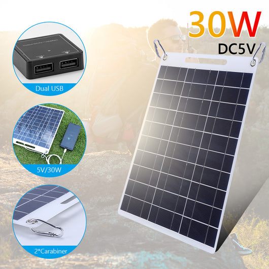 Panel Solar Flexible 13W 5V para Carga Rápida de Celulares USB - Image 7