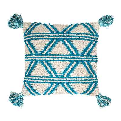 Funda de Cojín Bohemio de Algodón con Borlas para Sala y Dormitorio - Image 3