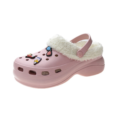 Pantuflas Tipo Pastel de Esponja con Suela Gruesa y Forro de Algodón - Image 25