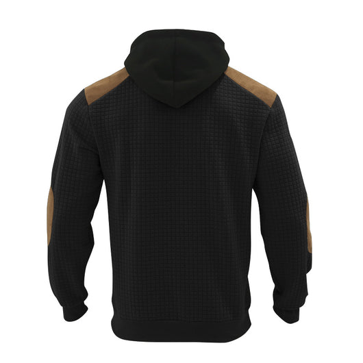 Sudadera con Capucha de Bloques de Color y Textura Jacquard para Hombre - Image 12