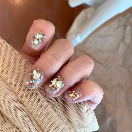 Uñas Postizas Personalizables Sunset Yuhui - Diseño Suave y Elegante - Image 9